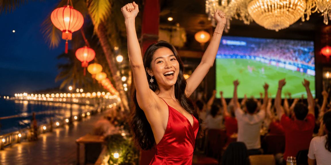 Không gian casino tại phố đêm Mũi Né